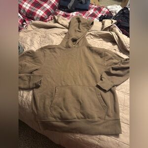 Mens old navy size large hoodie in a brown color